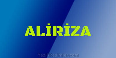 ALİRİZA