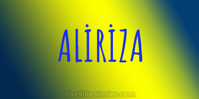 ALİRİZA