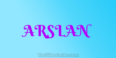 ARSLAN