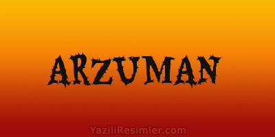 ARZUMAN