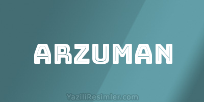 ARZUMAN