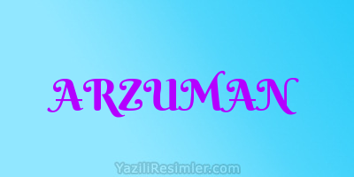 ARZUMAN