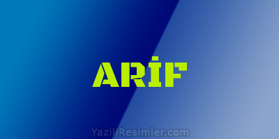 ARİF