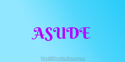 ASUDE