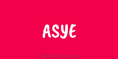 ASYE