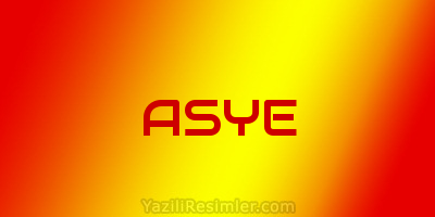 ASYE