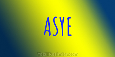 ASYE