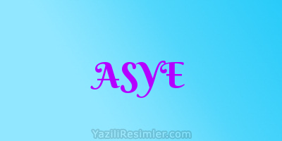 ASYE