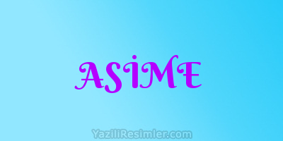 ASİME