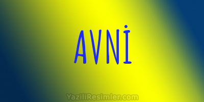 AVNİ