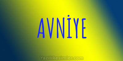 AVNİYE