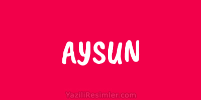 AYSUN