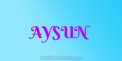 AYSUN