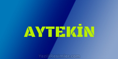 AYTEKİN