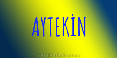 AYTEKİN