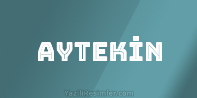 AYTEKİN