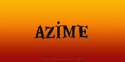 AZİME