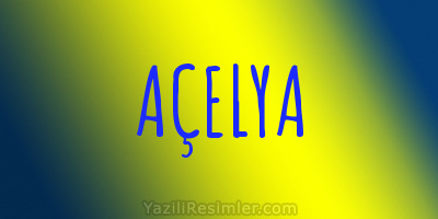 AÇELYA