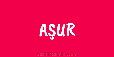 AŞUR