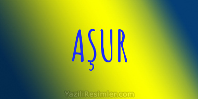 AŞUR