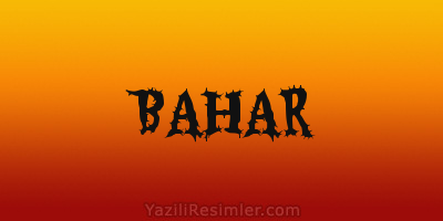 BAHAR