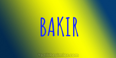 BAKIR