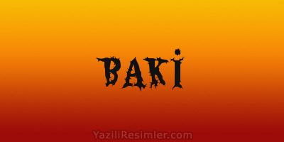 BAKİ