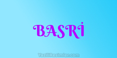 BASRİ