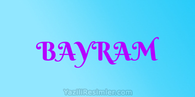 BAYRAM