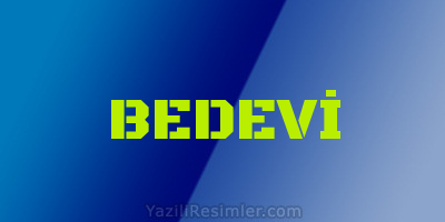 BEDEVİ