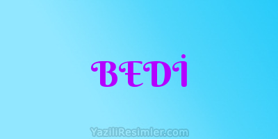 BEDİ