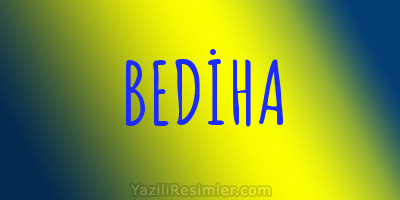 BEDİHA