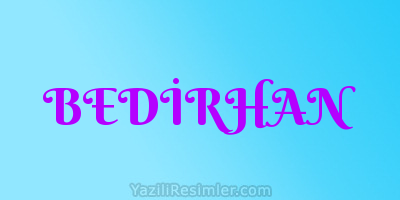 BEDİRHAN