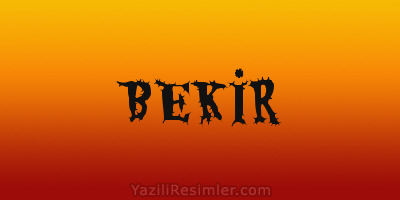 BEKİR