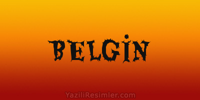 BELGİN