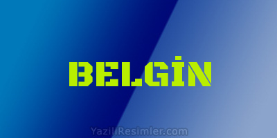 BELGİN