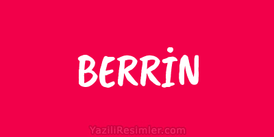 BERRİN