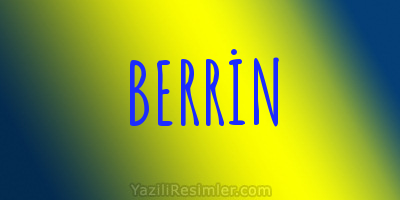 BERRİN