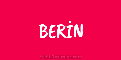 BERİN