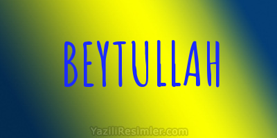 BEYTULLAH