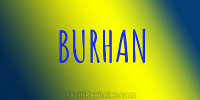 BURHAN