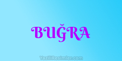 BUĞRA