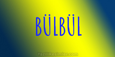 BÜLBÜL