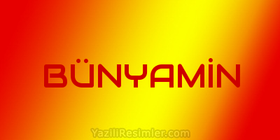 BÜNYAMİN