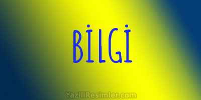 BİLGİ