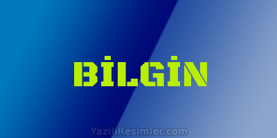 BİLGİN