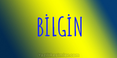 BİLGİN