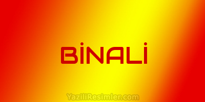 BİNALİ