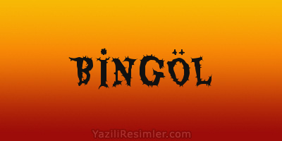 BİNGÖL