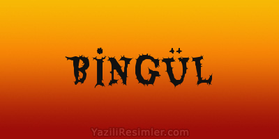 BİNGÜL